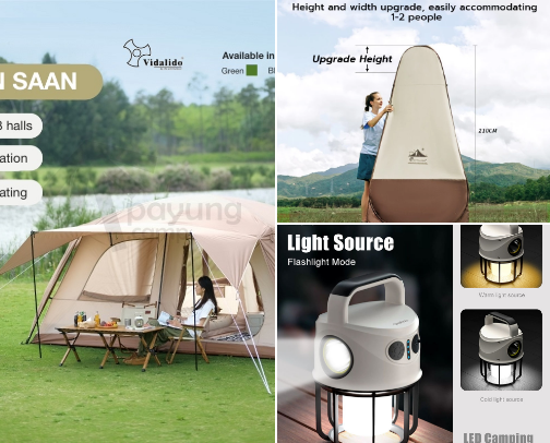 Camping Gears We Actually Use (Family Edition) cover photo collage