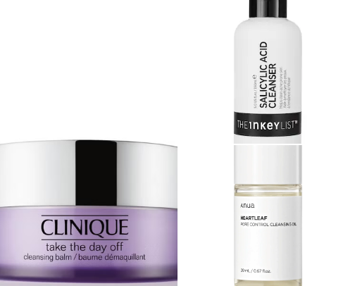 Blemish-prone skin routine cover photo collage