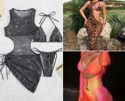 Baddie Swimwear SHEIN Edition cover photo collage