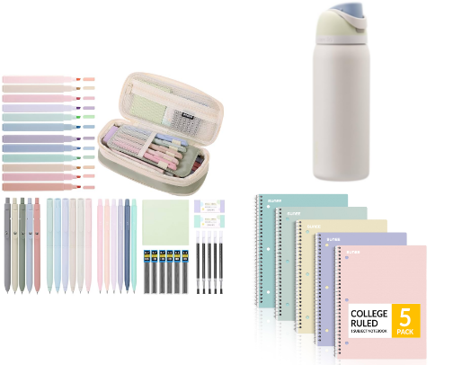 school must haves! cover photo collage