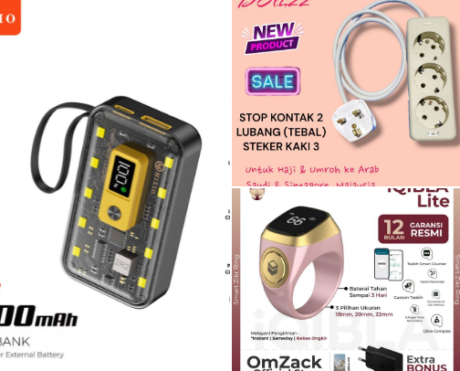 Perlengkapan Haji dan Umroh yang Sebaiknya Dibawa dari Indonesia Supaya Tidak Repot Cari Di Tanah Suci cover photo collage