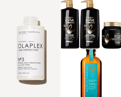 Hair care cover photo collage