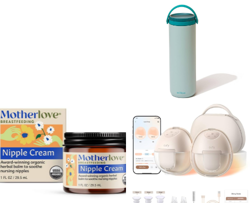 Breastfeeding / Pumping Essentials cover photo collage