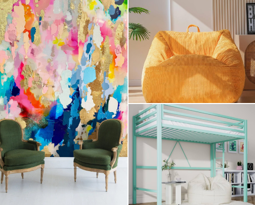 Tween Girl Bedroom cover photo collage