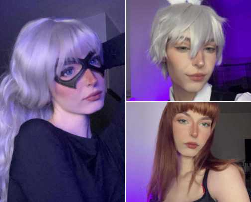 Makeup recs - from a cosplayer cover photo collage
