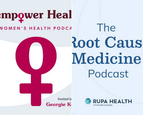Podcasts That Changed My Health cover photo collage