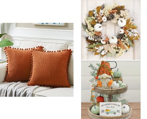 Amazon Fall Home Decor cover photo collage