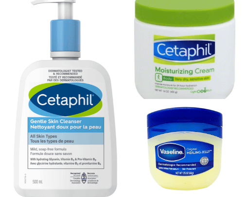 Skincare cover photo collage