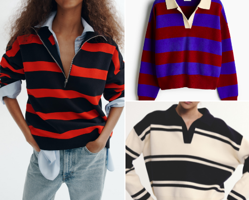 Fall Knits & Stripes I Love cover photo collage