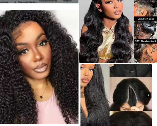 💄 BEAUTÉ & PERRUQUES cover photo collage