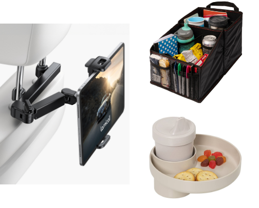 Car Essentials For Traveling With Toddlers - Amazon Edition cover photo collage