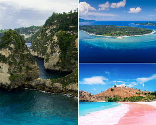Indonesia Travel Guide: The Ultimate Travel & Vacation Bucket List cover photo collage
