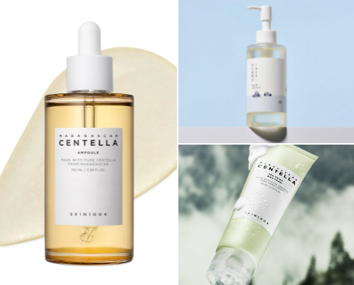 Skin care cover photo collage