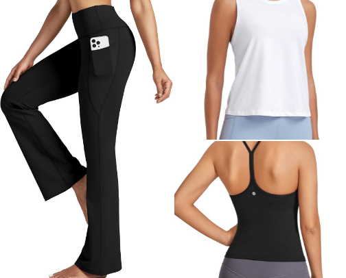 Mom on-the-go Activewear cover photo collage