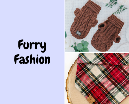 Furry Fashion! Clothes for Your Pup! 👗 cover photo collage