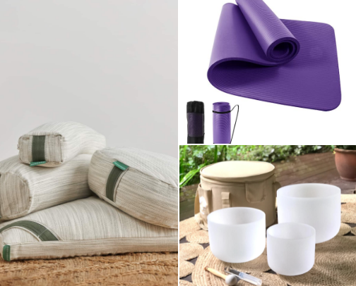 Yoga Tools 🧘🏽‍♀️🧘🏽🕉️☯️ cover photo collage