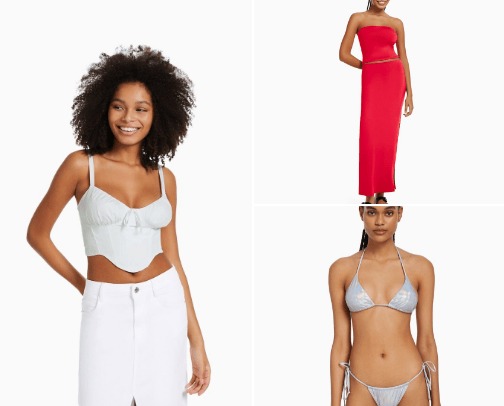 Bershka links cover photo collage