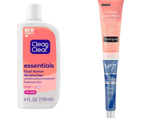 Acne-Prone Skin Care cover photo collage