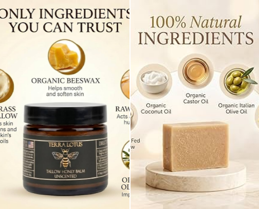 My Non-toxic Minimalist Skincare Routine (Just 2 Products!) cover photo collage