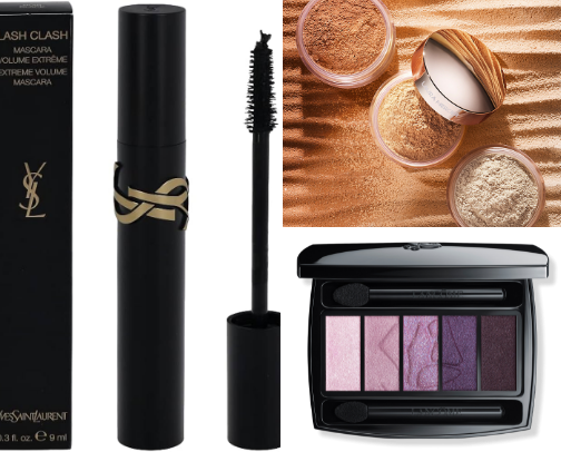 My Favorite Luxury Beauty makeup products cover photo collage