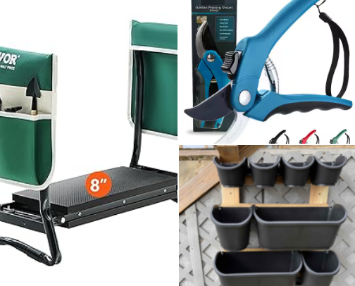 Gardening essentials: what you need, to get the hard work done. cover photo collage