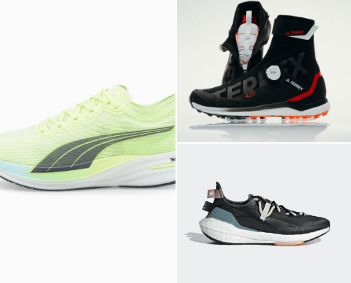 Running Shoes cover photo collage