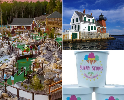Things to do around Maine cover photo collage