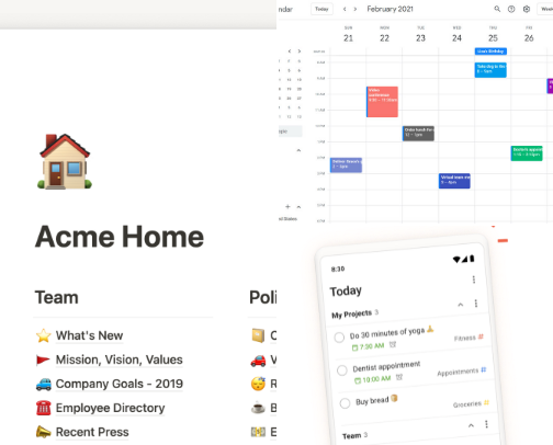 Productivity App Starter Pack cover photo collage