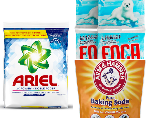 Dog laundry detergent cover photo collage