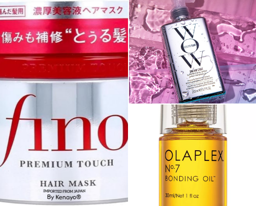 My hair care essentials 🎀 cover photo collage