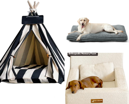 Dog Beds cover photo collage