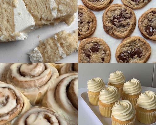 my favorite gourmand smell goods 🍪🧁🥛 cover photo collage