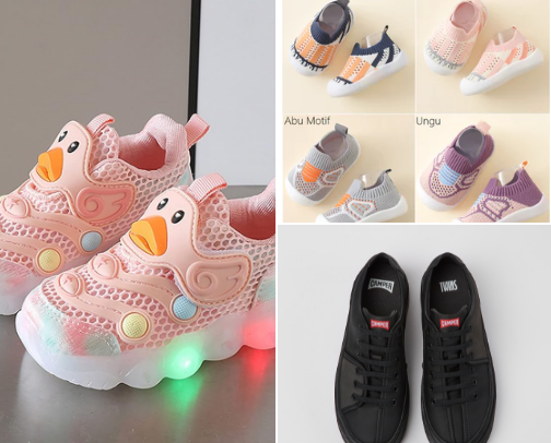 Shoes kids👟 cover photo collage