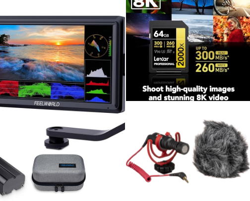 Beginner Videographer Kit I Wish I Started With cover photo collage