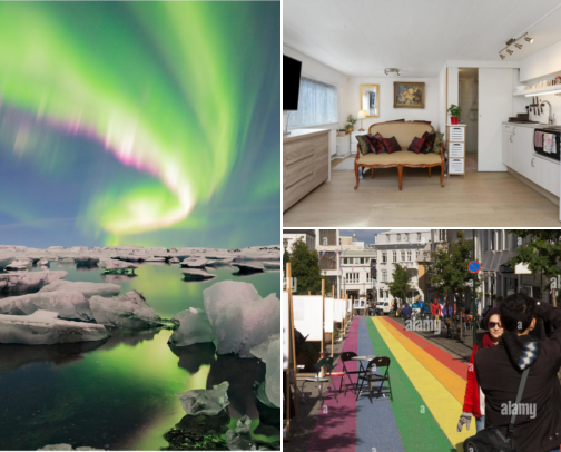 Reykjavik, Iceland: Wander, Wonder, Sleep cover photo collage