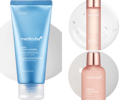 Glass Skin Secret: Budget-Friendly Korean Skincare Essentials on Amazon cover photo collage