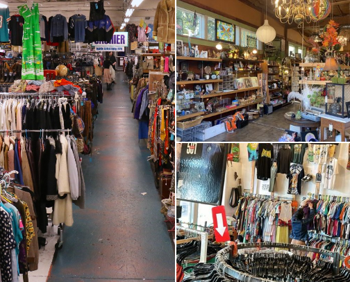 Vintage Shopping cover photo collage