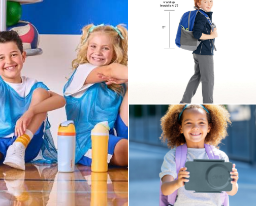 Back-to-School Essentials for Kids (Ages 3–10): Backpacks, Lunch & School Shoes cover photo collage