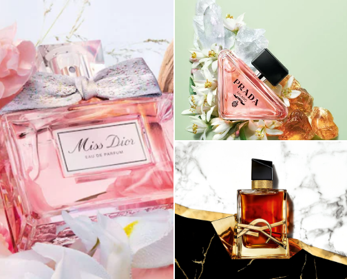 Women’s Perfumes  💝 cover photo collage