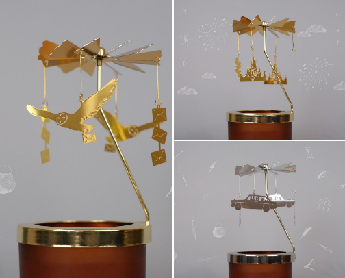 Candle Carousels cover photo collage