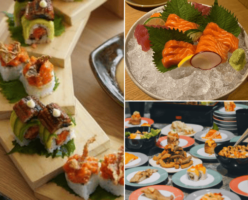 Favorite sushi restaurants in Jakarta cover photo collage