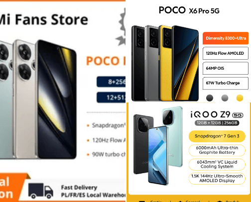 Rekomendasi HP Android Terbaik 2024 cover photo collage