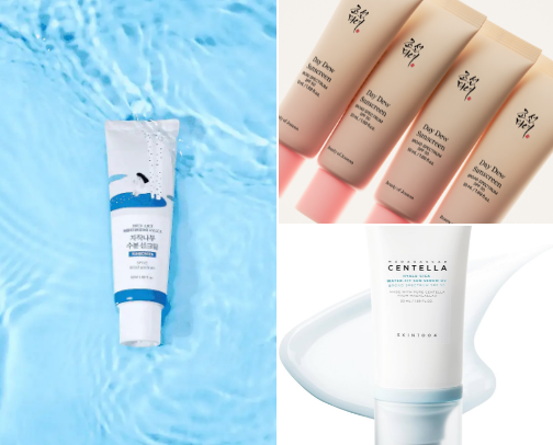 Sun Cream cover photo collage