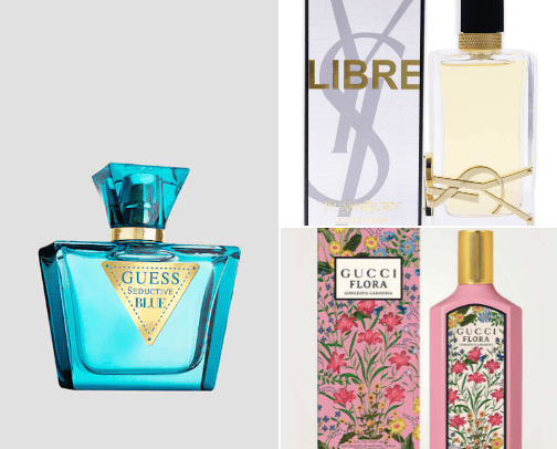Best luxury parfum cover photo collage