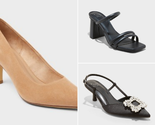 Stylish Yet Affordable Heels. cover photo collage