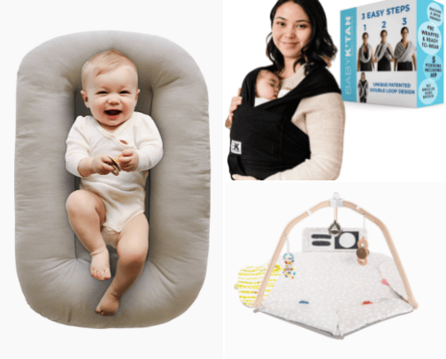 New Mama Must Haves!  cover photo collage