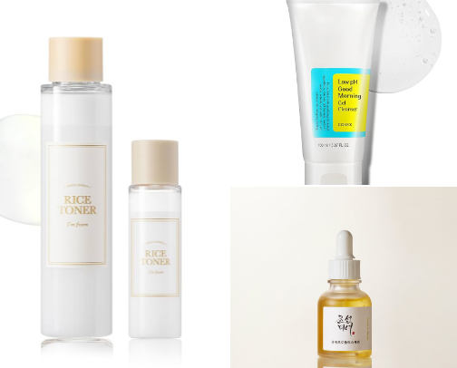 💕 Korean Skincare Routine for Glowing, Hydrated Skin ✨ cover photo collage
