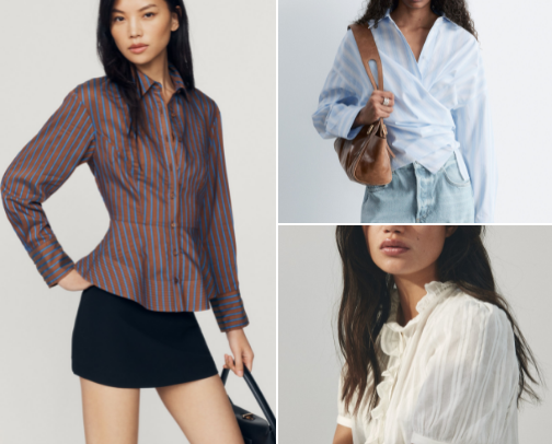 The elevated button-downs I'm currently obsessed with cover photo collage