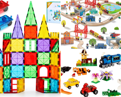 Toys My Kids Actually Play With (Ages 4-10) cover photo collage
