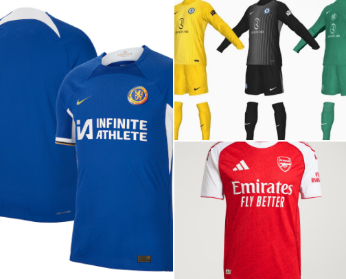 Football kit cover photo collage